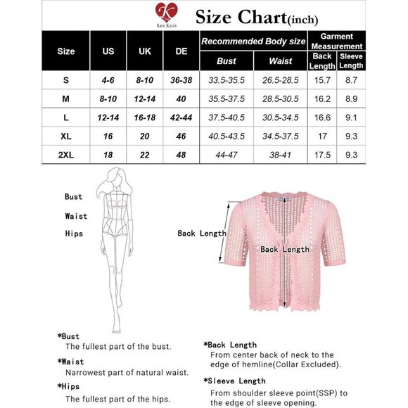 ❤️Women's Black Summer Sweater Cardigan Short Sleeve Beach Shrug Dresses  Women - Picture 6 of 7